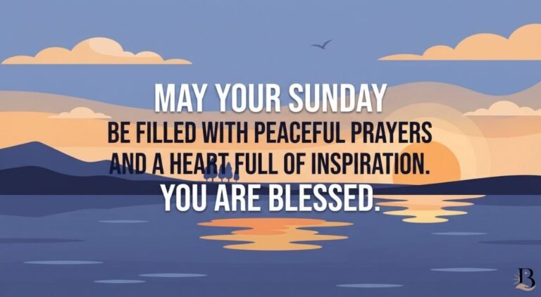 Inspirational Sunday Blessings