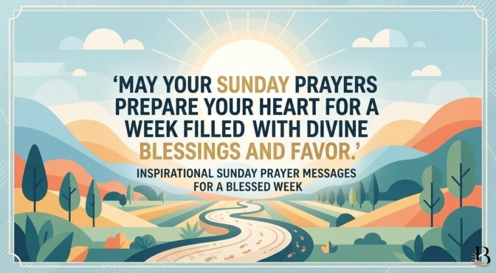 Inspirational Sunday Prayer Messages for a Blessed Week