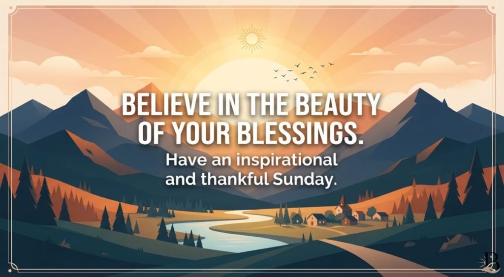 Inspirational Thankful Sunday Blessings and Quotes