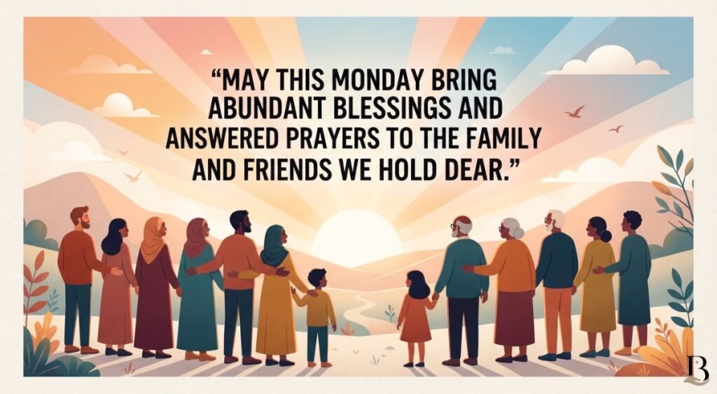 Monday Blessings and Prayers for Family and Friends