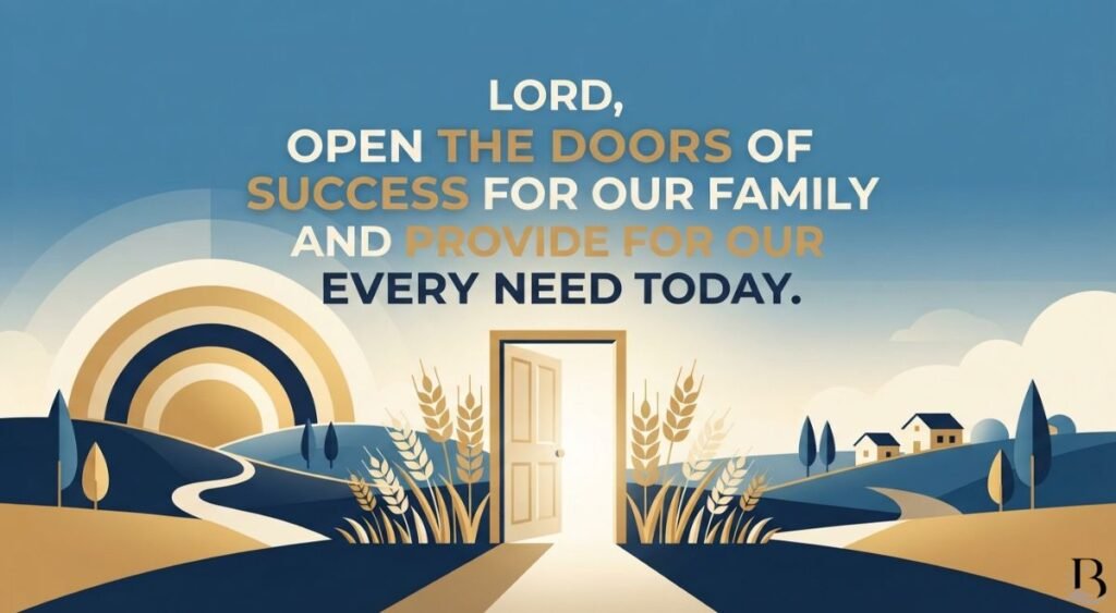 Morning Prayer for Family Success and Provision