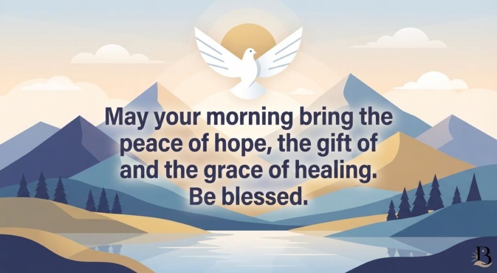 Peaceful Morning Blessings Images for Hope, Strength, and Healing