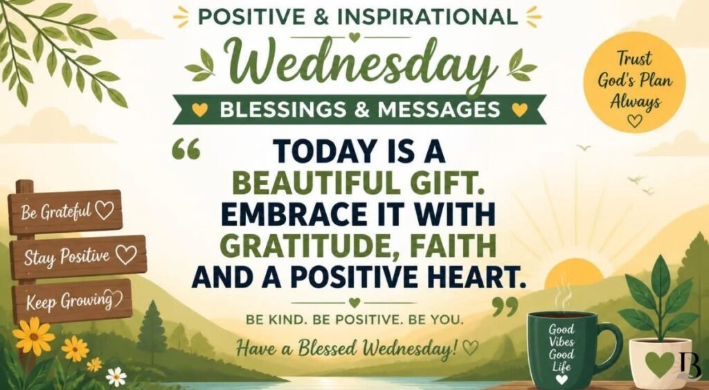 Positive & Inspirational Wednesday Blessings and Messages