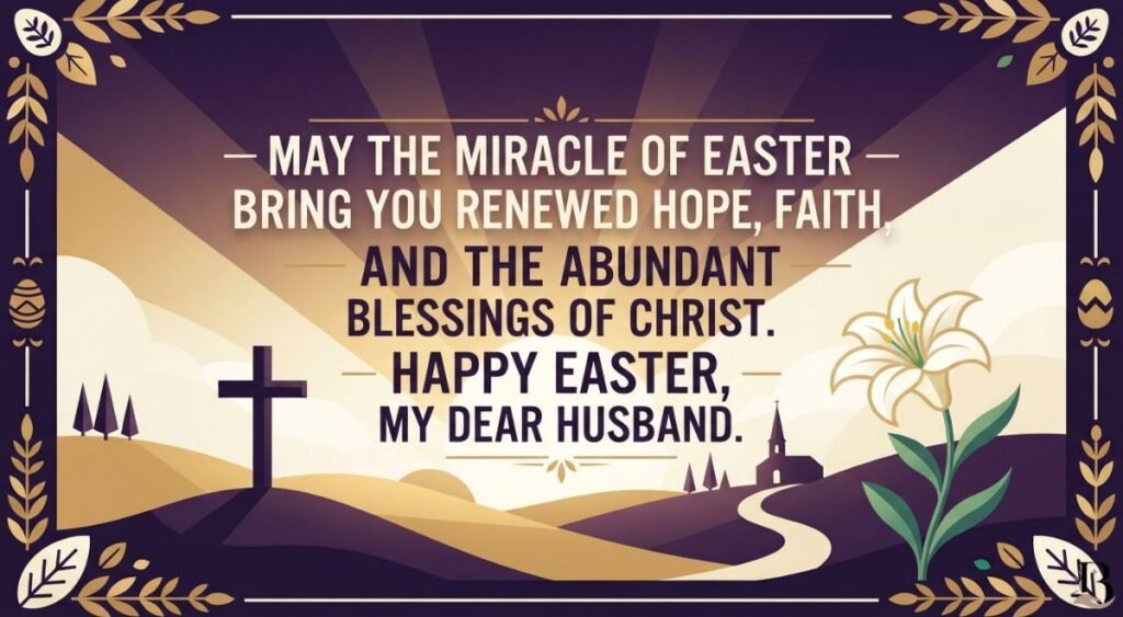 Religious Easter Wishes and Prayers for Your Husband