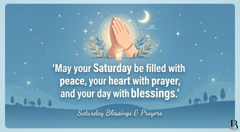 Saturday Blessings and Prayers
