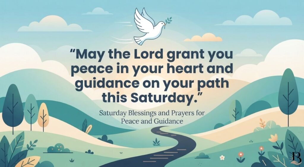 Saturday Blessings and Prayers for Peace and Guidance