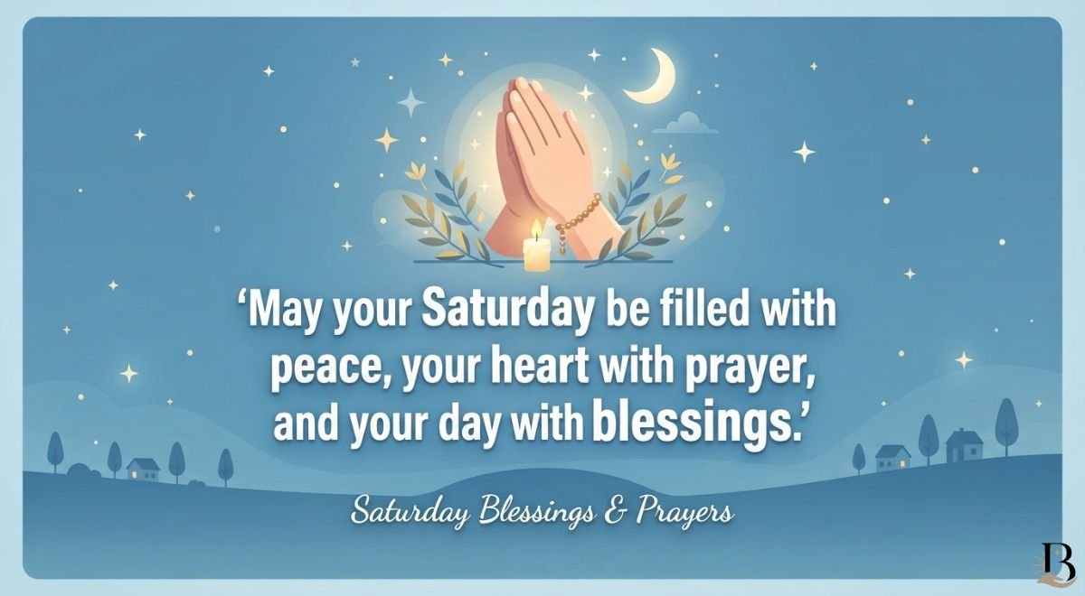 Saturday Blessings and Prayers