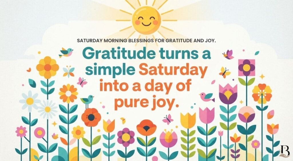 Saturday Morning Blessings for Gratitude and Joy