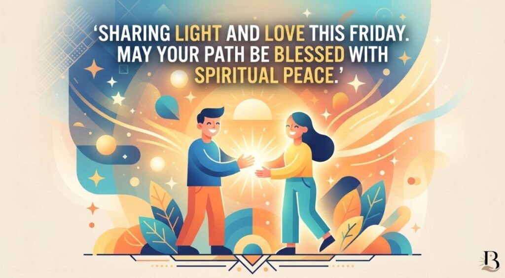 Sharing Spiritual Positive Friday Blessings and Greetings