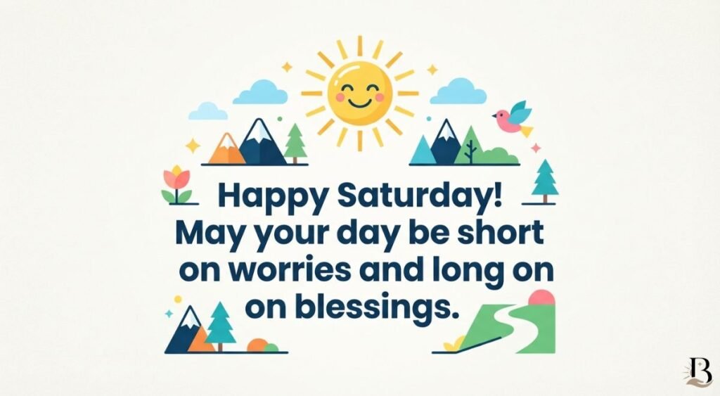 Short Happy Saturday Blessings and Quotes