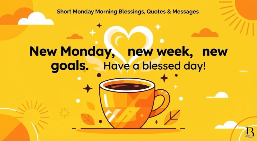 Short Monday Morning Blessings, Quotes & Messages