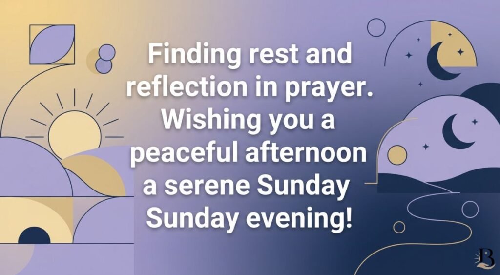 Sunday Afternoon and Evening Prayers 
