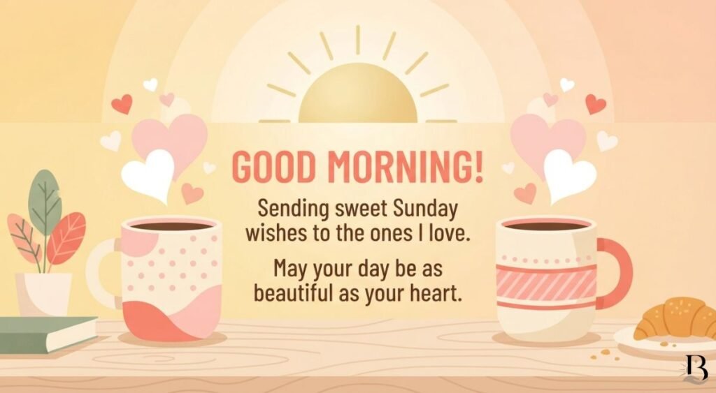 Sweet Good Morning Sunday Wishes for Loved Ones