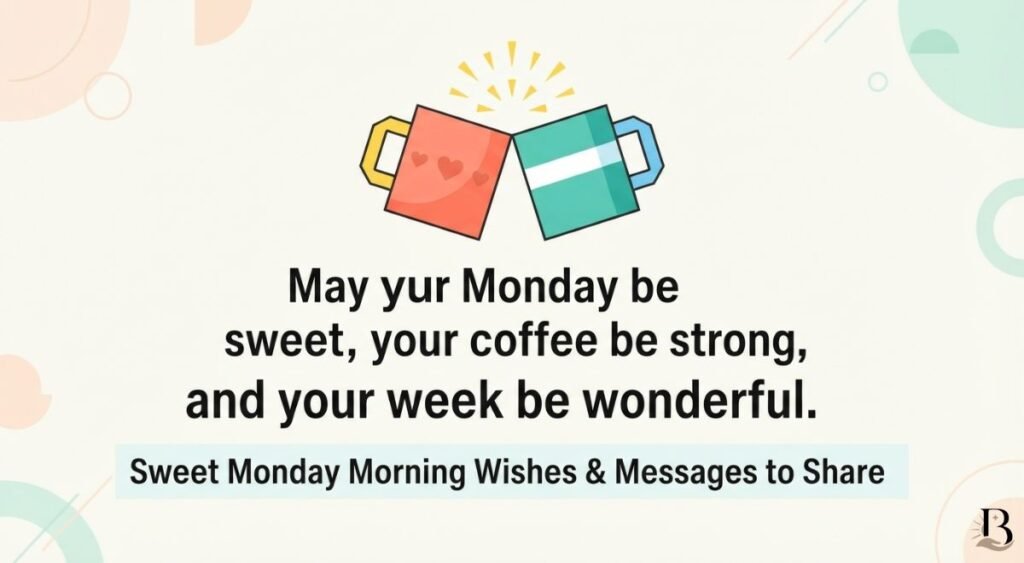 Sweet Monday Morning Wishes & Messages to Share