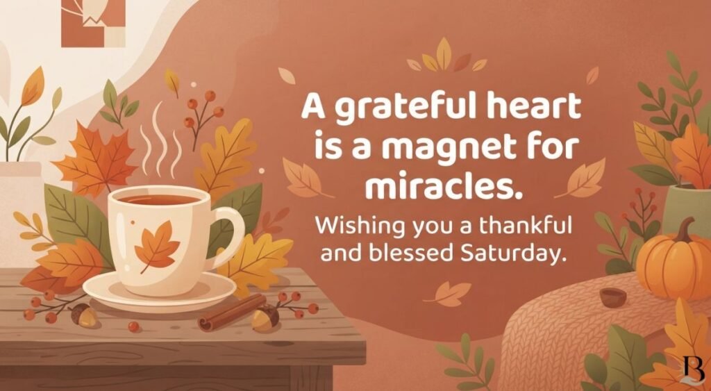 Thankful and Grateful Saturday Blessings