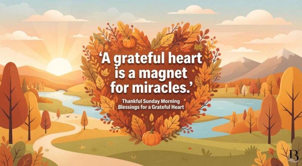 Thankful Sunday Morning Blessings for a Grateful Heart