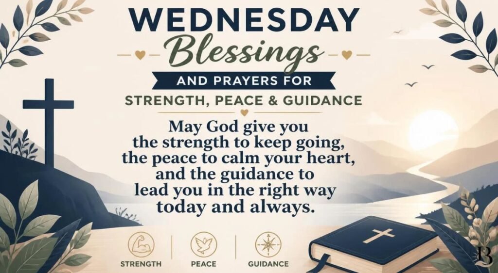 Wednesday Blessings and Prayers for Strength, Peace & Guidance