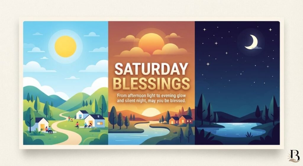 Weekend Blessings for Saturday Afternoon, Evening and Night
