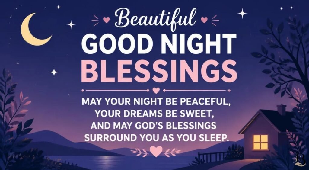 Beautiful Good Night Blessings Images