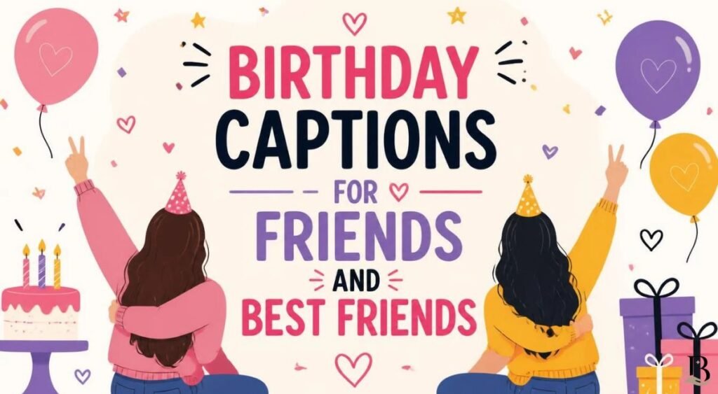 Birthday Captions for Friends and Best Friends