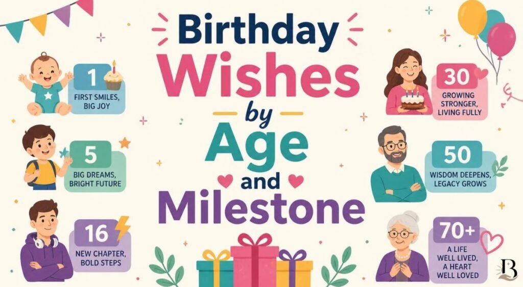 Birthday Wishes by Age and Milestone
