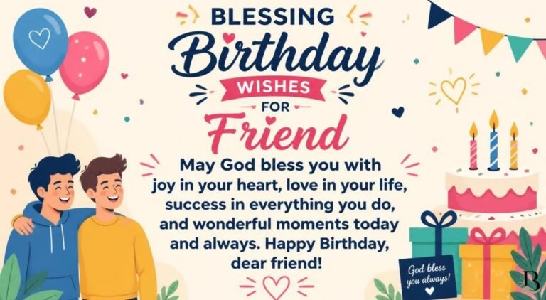 Blessing Birthday Wishes for Friend