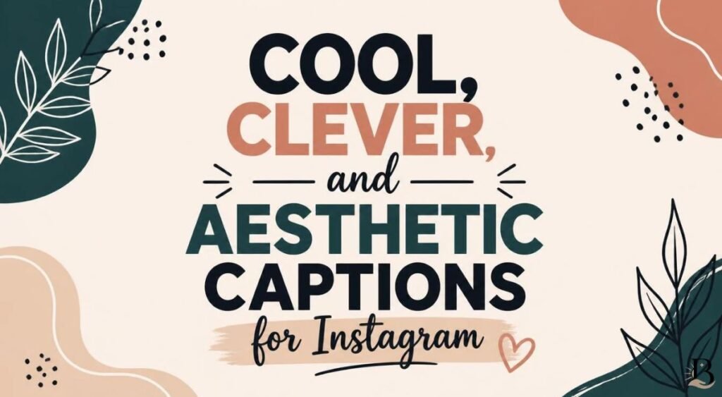 Cool, Clever, and Aesthetic Captions for Instagram