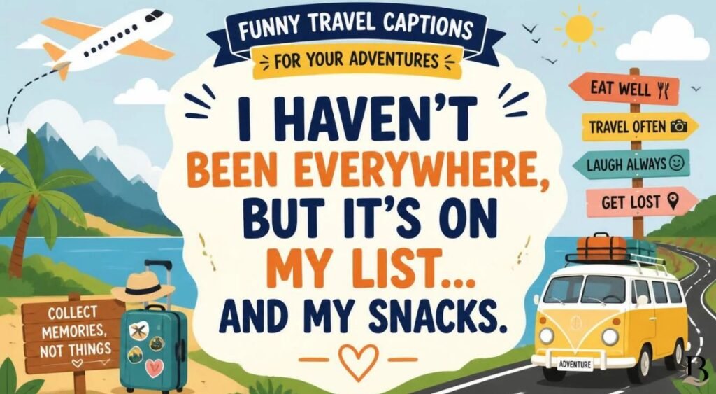 Funny Travel Captions for Your Adventures