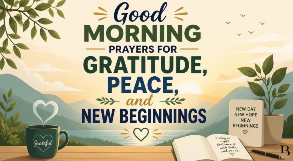 Good Morning Prayers for Gratitude, Peace, and New Beginnings