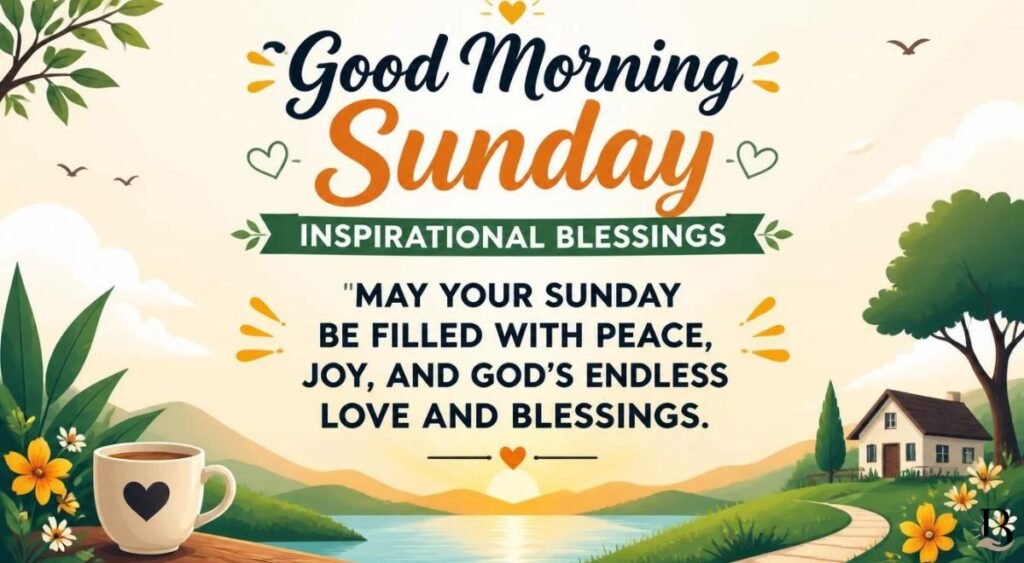Good Morning Sunday Inspirational Blessings