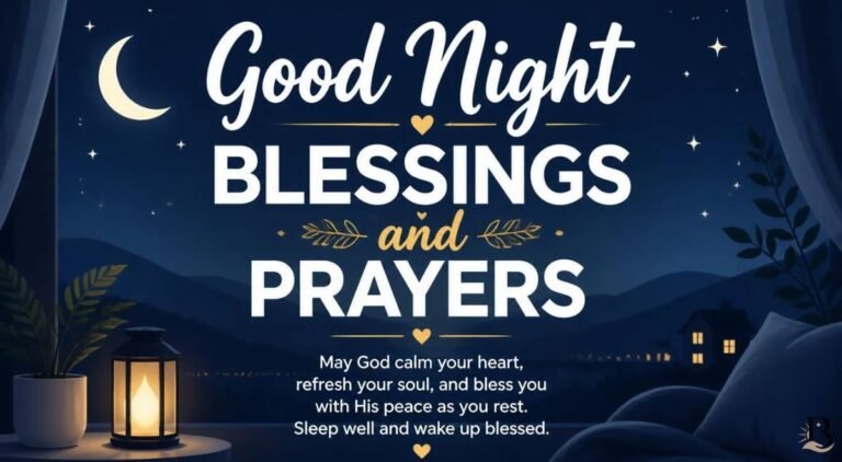 Good Night Blessings and Prayers