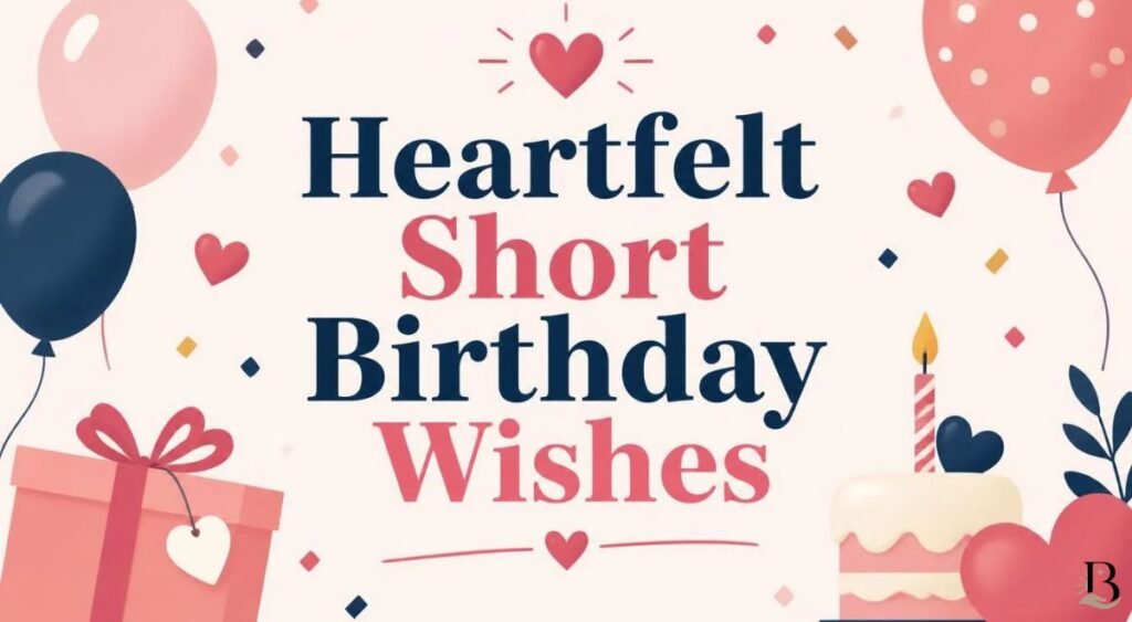 Heartfelt Short Birthday Wishes