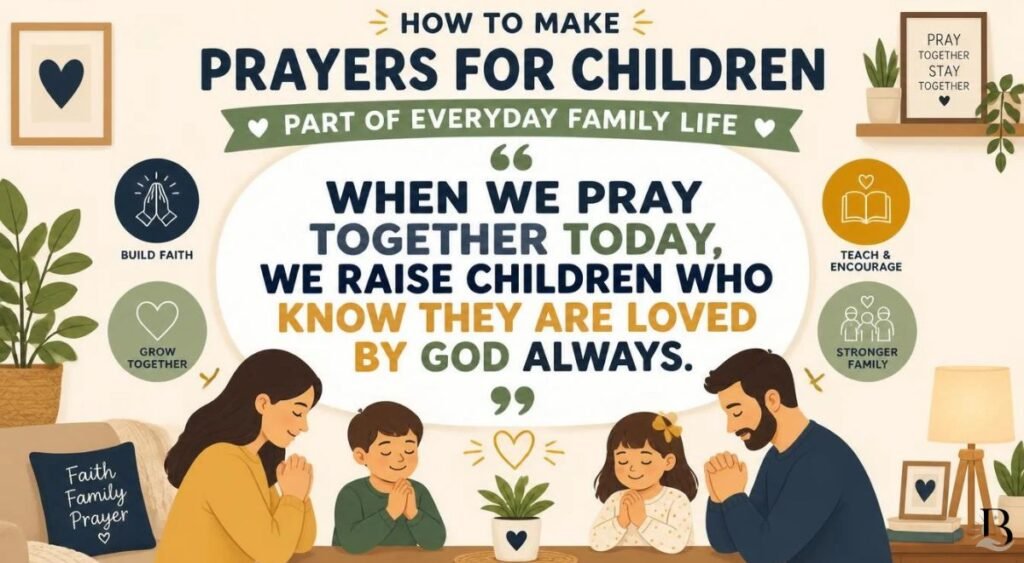 How to Make Prayers for Children Part of Everyday Family Life