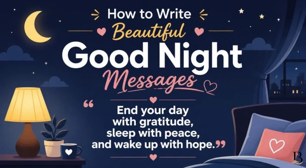 How to Write Beautiful Good Night Messages