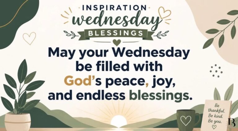 Inspiration Wednesday Blessings