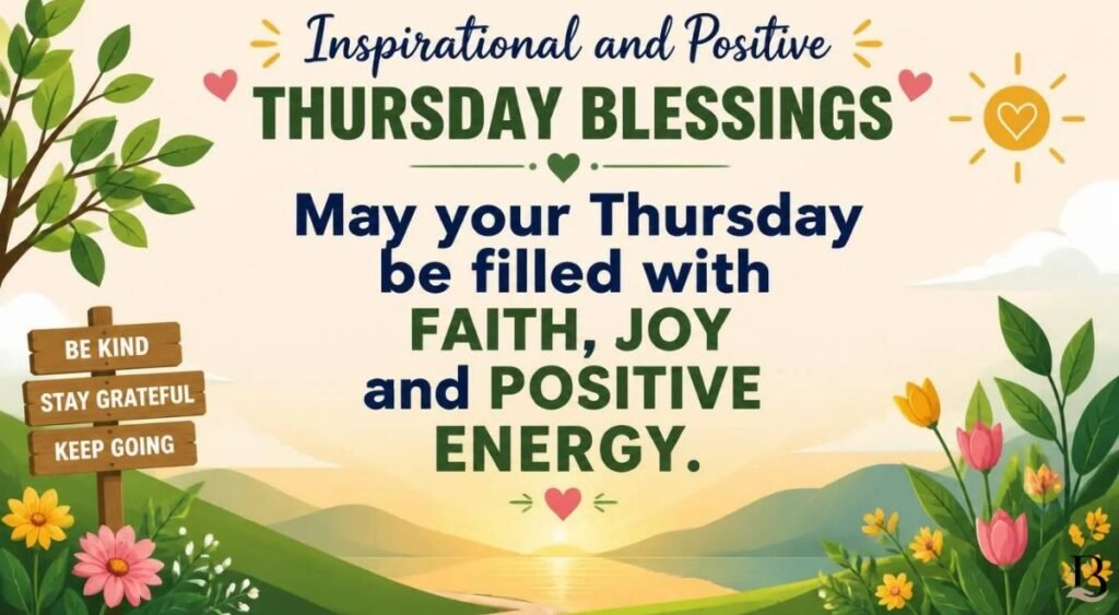 Inspirational and Positive Thursday Blessings