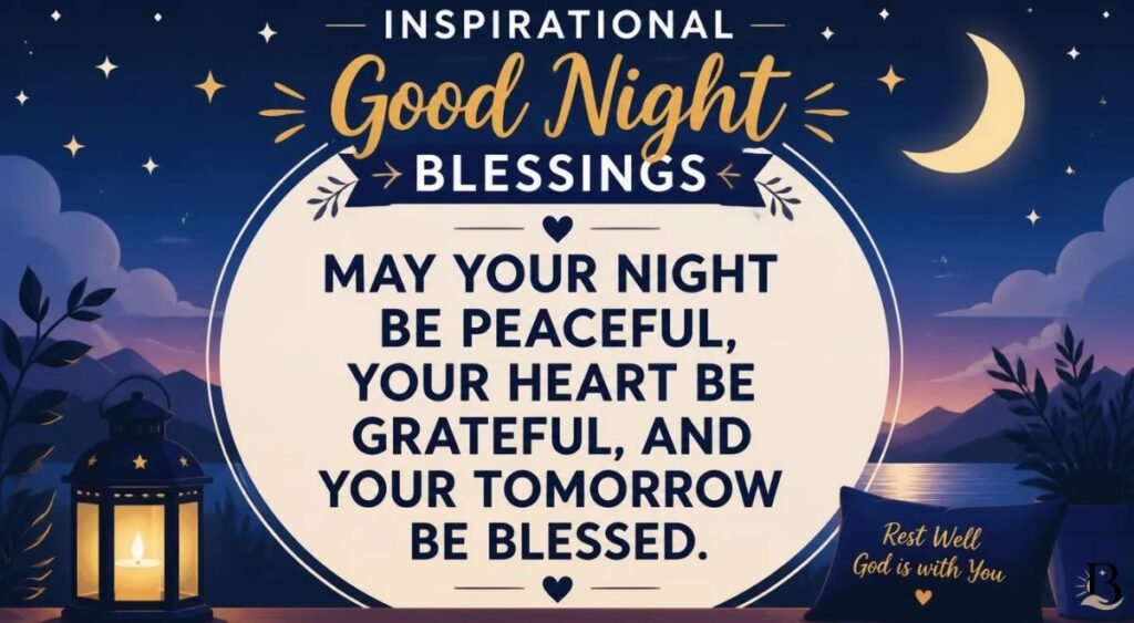 Inspirational Good Night Blessings
