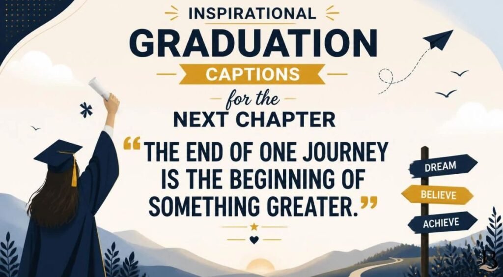 Inspirational Graduation Captions for the Next Chapter