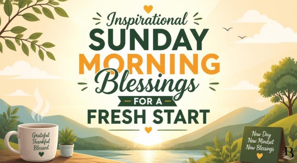 Inspirational Sunday Morning Blessings for a Fresh Start
