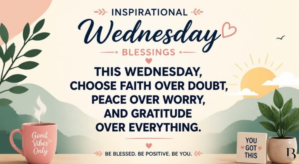 Inspirational Wednesday Messages for Different Moments