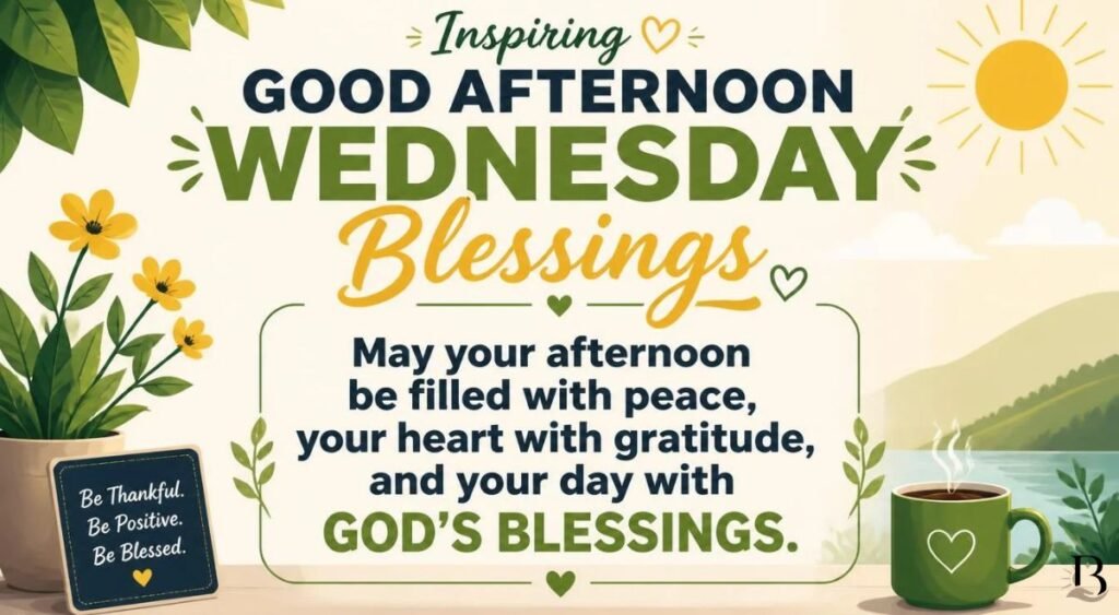 Inspiring Good Afternoon Wednesday Blessings