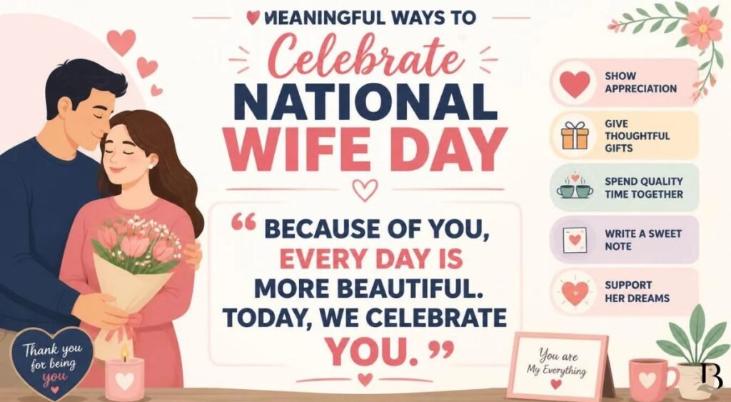 Meaningful Ways to Celebrate National Wife Day