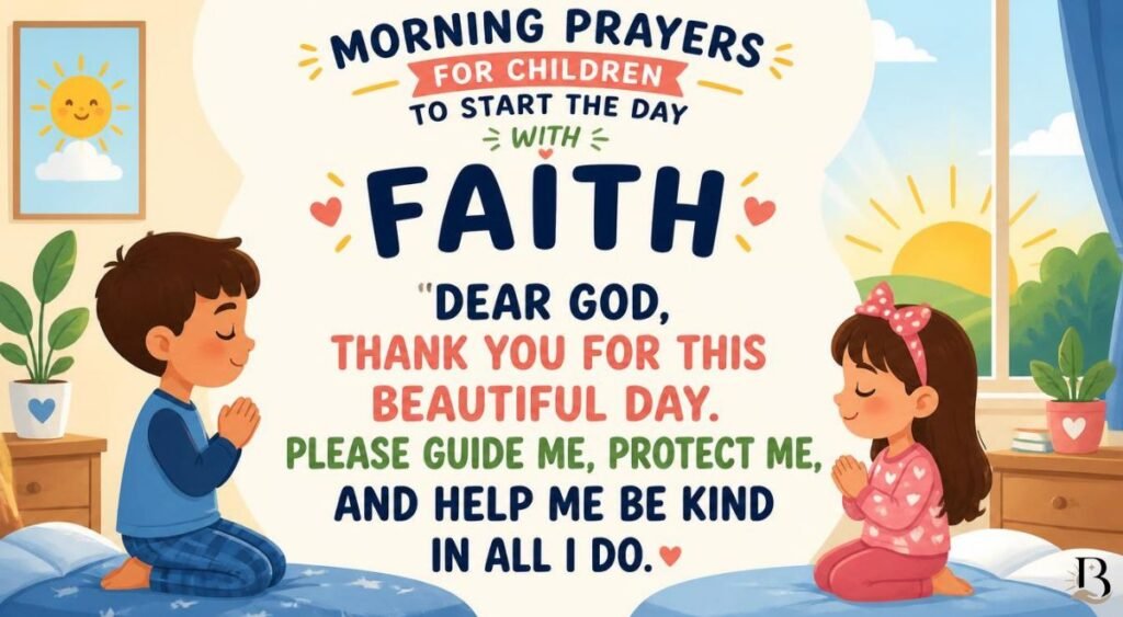 Morning Prayers for Children to Start the Day With Faith