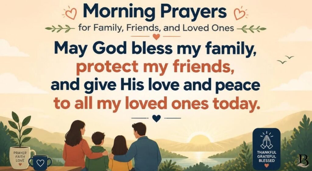 Morning Prayers for Family, Friends, and Loved Ones