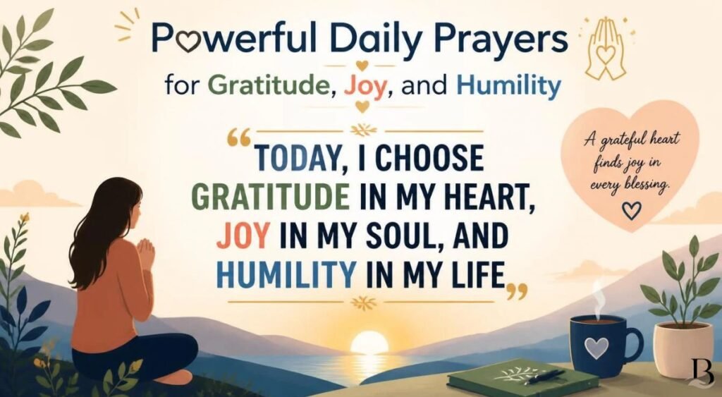owerful Daily Prayers for Gratitude, Joy, and Humility