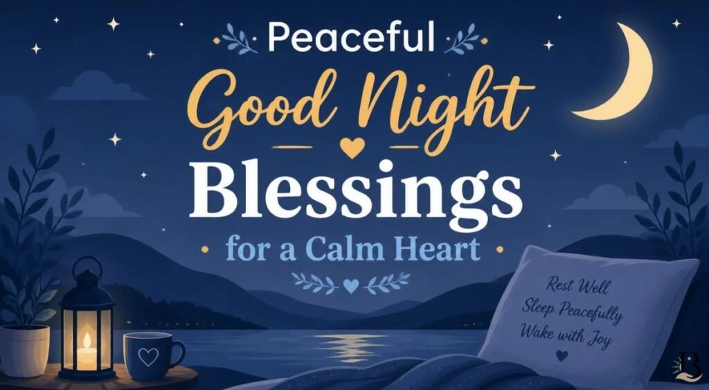 Peaceful Good Night Blessings for a Calm Heart