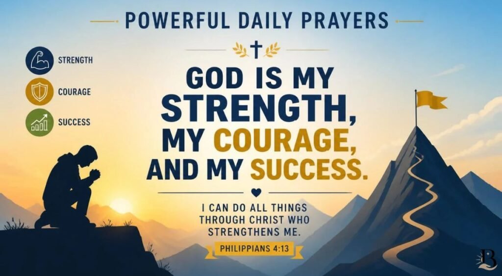 Powerful Daily Prayers for Strength, Courage, and Success