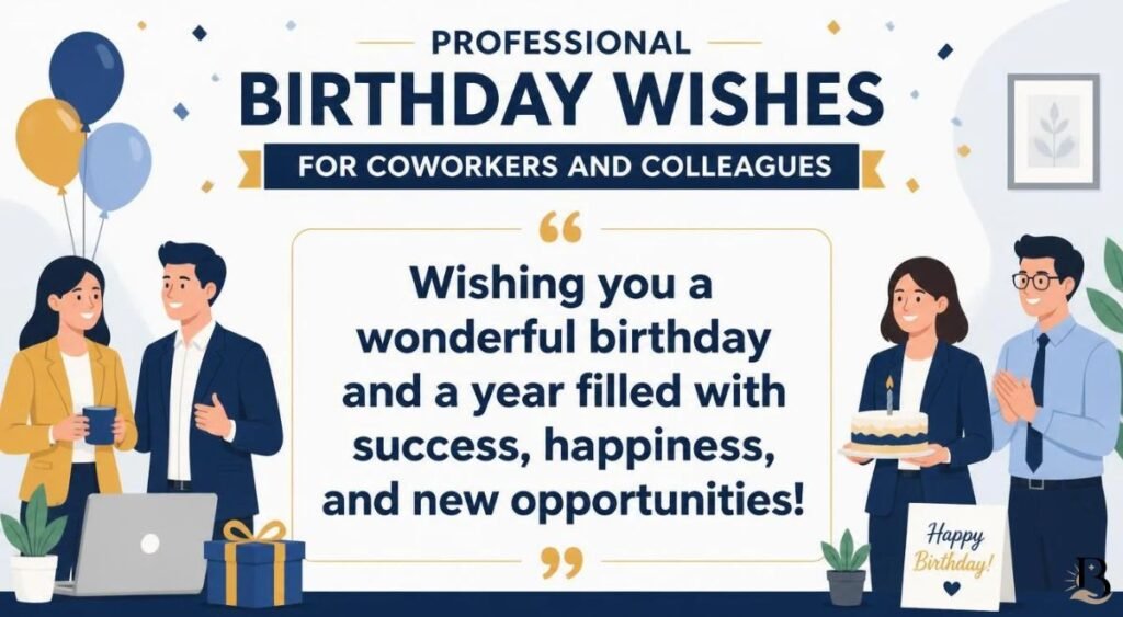 Professional Birthday Wishes for Coworkers and Colleagues