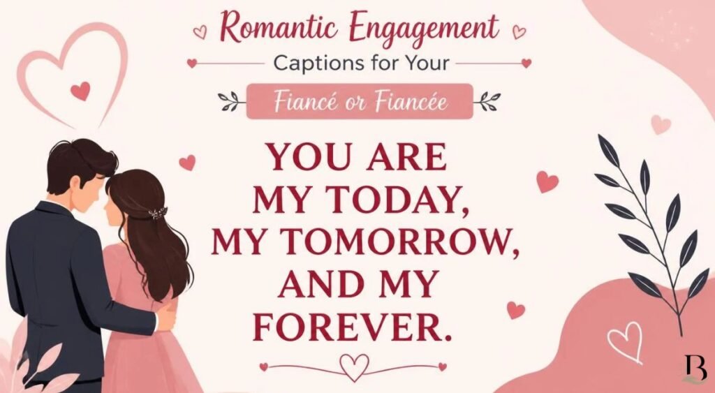 Romantic Engagement Captions for Your Fiancé or Fiancée