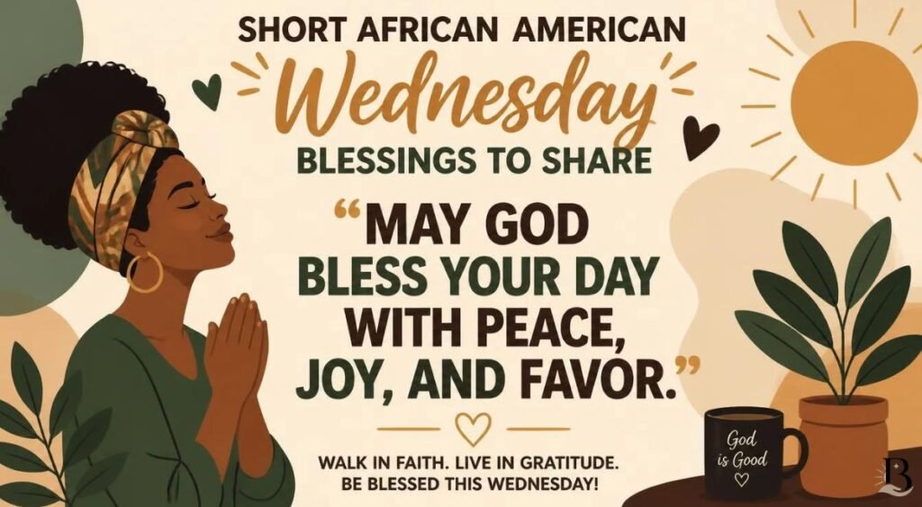 Short African American Wednesday Blessings to Share